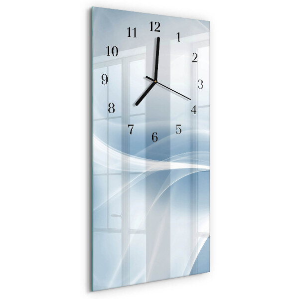 Verticale orologio da parete Linee astratte