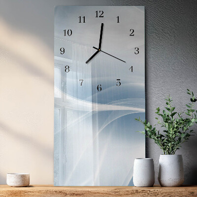 Verticale orologio da parete Linee astratte