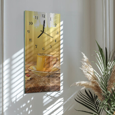 Orologio verticale in vetro Tazza