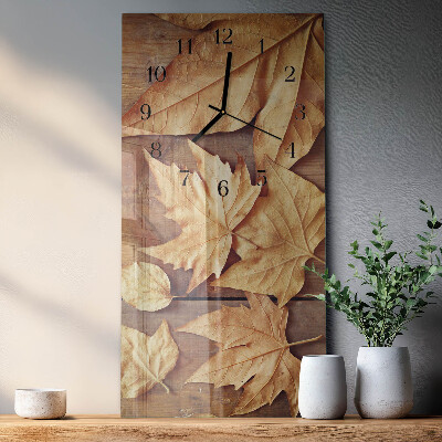 Orologio verticale Foglie