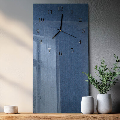 Verticale orologio da parete Piatto