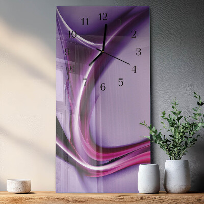 Verticale orologio da parete Astrazione