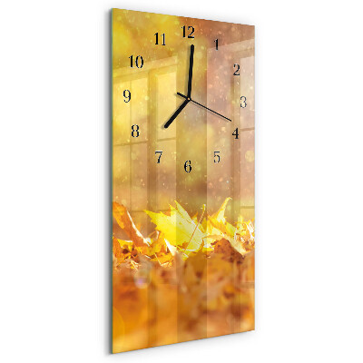 Orologio verticale Foglie