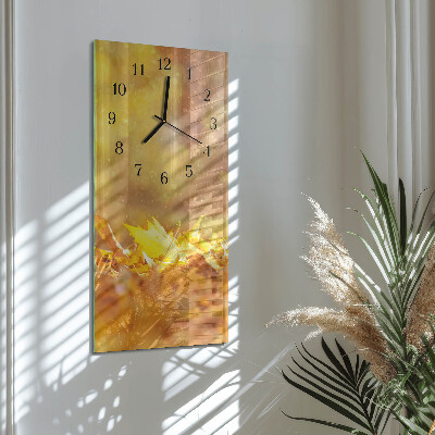 Orologio verticale Foglie