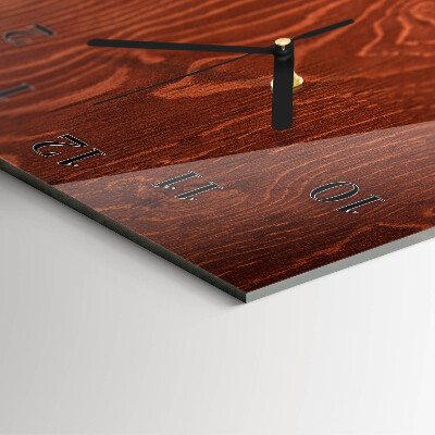 Orologio verticale in vetro Pannelli di legno
