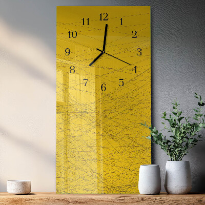Verticale orologio con stampa Strisce