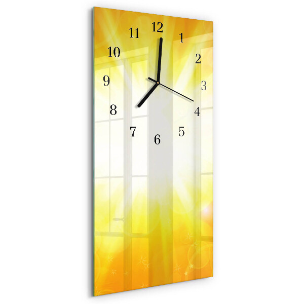 Verticale orologio con stampa Luce solare
