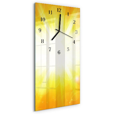 Verticale orologio con stampa Luce solare