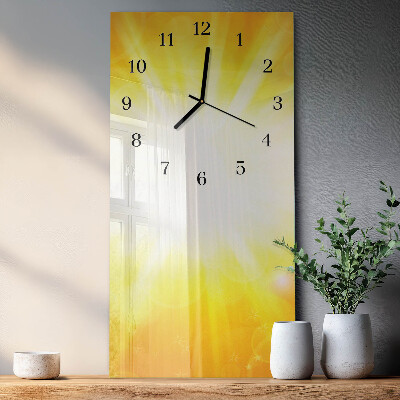 Verticale orologio con stampa Luce solare