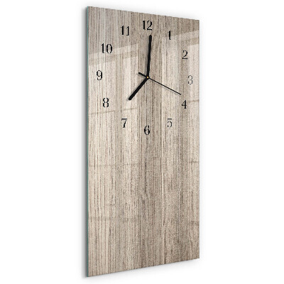 Verticale orologio da parete Legna