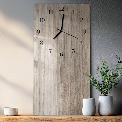Verticale orologio da parete Legna
