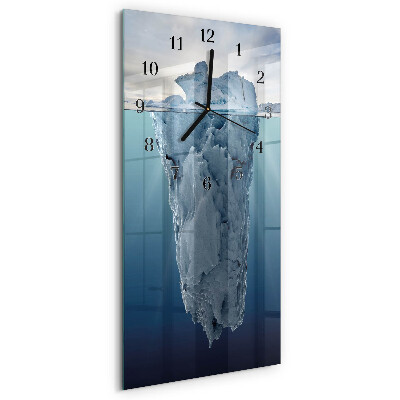 Verticale orologio con stampa Ghiacciaio
