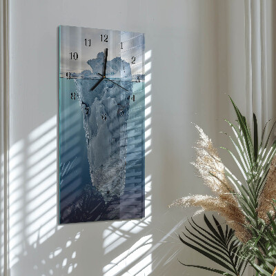 Verticale orologio con stampa Ghiacciaio