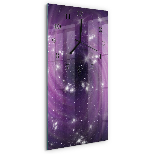 Verticale orologio da parete Astrazione