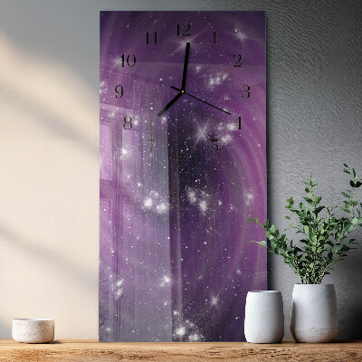Verticale orologio da parete Astrazione