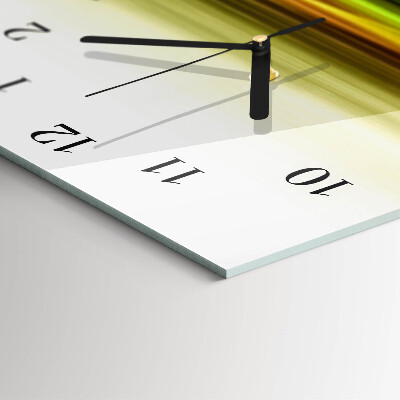 Orologio verticale in vetro Astrazione