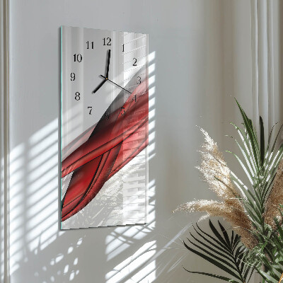 Orologio verticale in vetro Astrazione
