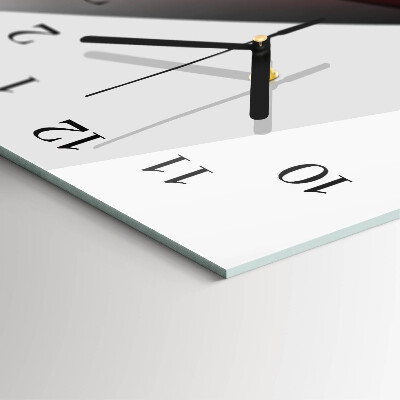 Orologio verticale in vetro Astrazione