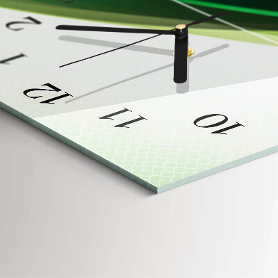 Verticale orologio con stampa Astrazione