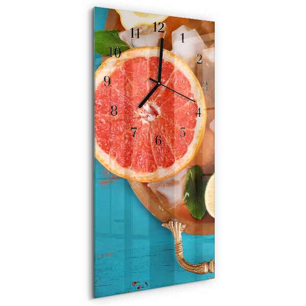 Verticale orologio con stampa Pompelmo