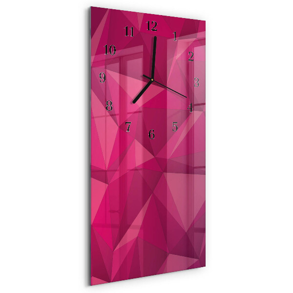 Orologio verticale in vetro Astrazione