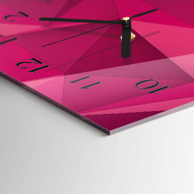 Orologio verticale in vetro Astrazione