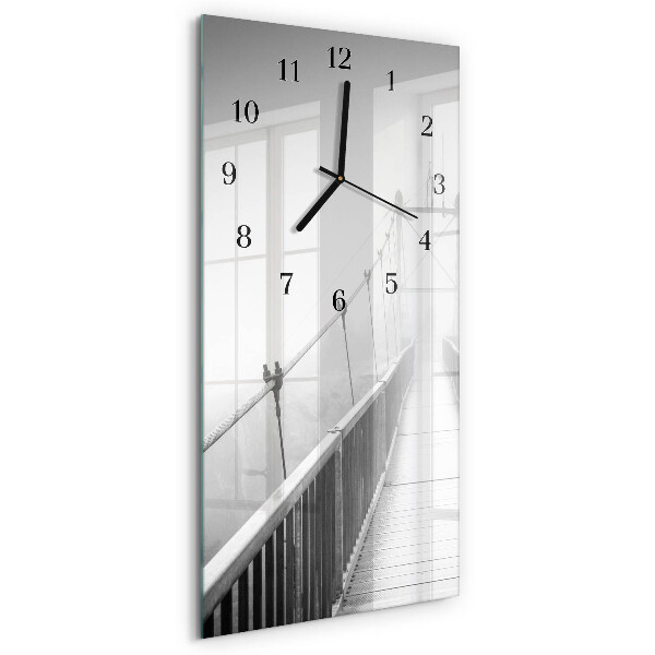 Orologio verticale in vetro Ponte