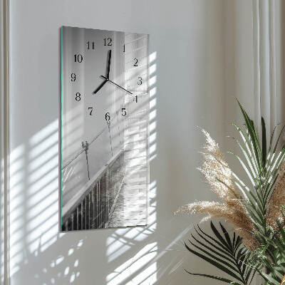 Orologio verticale in vetro Ponte