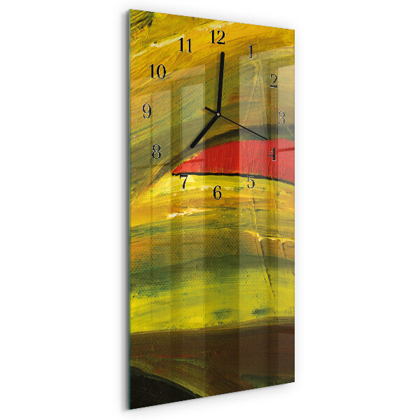 Verticale orologio con stampa Pezzo