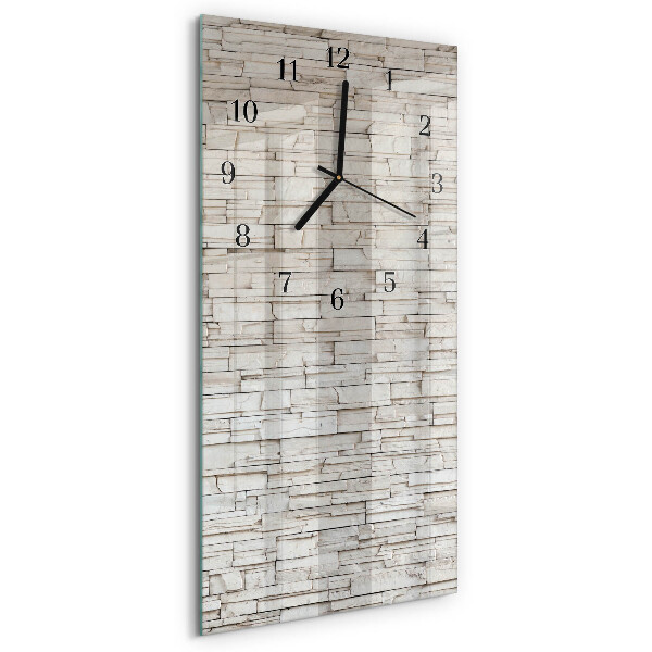 Orologio verticale in vetro Clinker