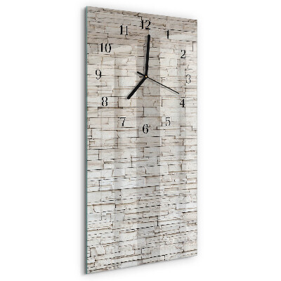 Orologio verticale in vetro Clinker