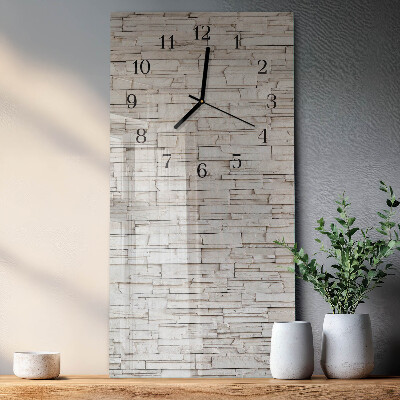 Orologio verticale in vetro Clinker