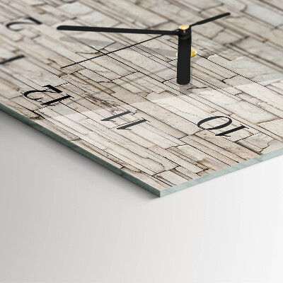 Orologio verticale in vetro Clinker