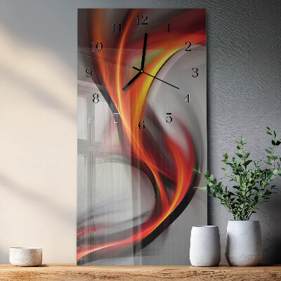 Verticale orologio da parete Astrazione