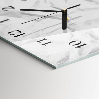 Verticale orologio da parete Un foglio di carta