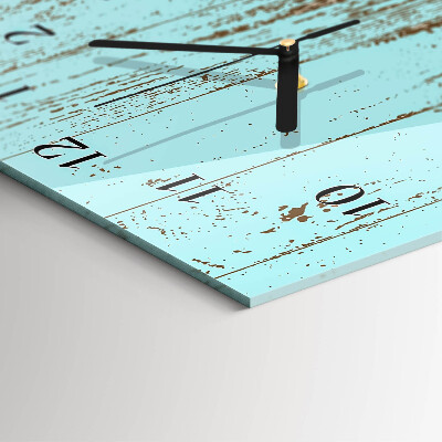 Verticale orologio con stampa Legna