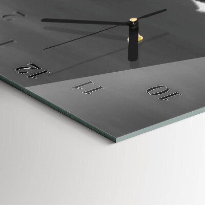 Verticale orologio con stampa Montagna