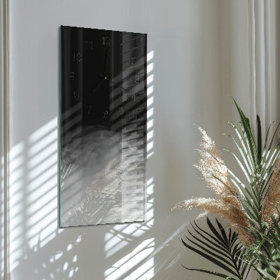Orologio verticale in vetro Fumo