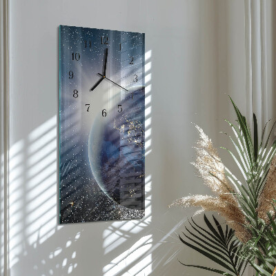 Verticale orologio da parete L'universo della Terra