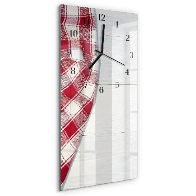 Orologio verticale in vetro Tovaglia