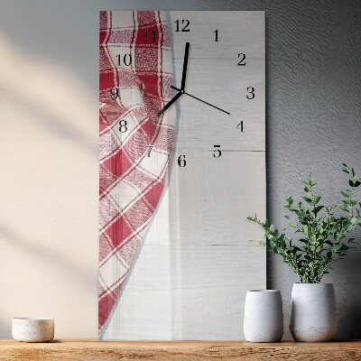 Orologio verticale in vetro Tovaglia