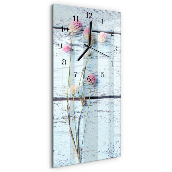Verticale orologio con stampa Trifoglio