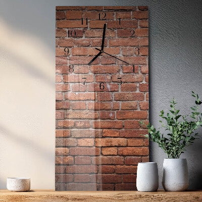 Orologio verticale in vetro Mattone