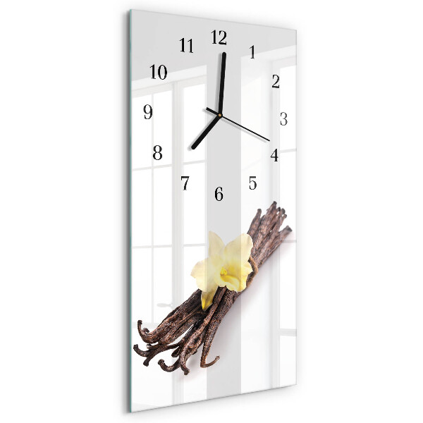 Verticale orologio da parete Vaniglia