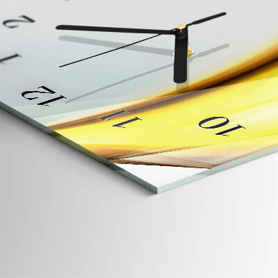 Verticale orologio con stampa Astrazione