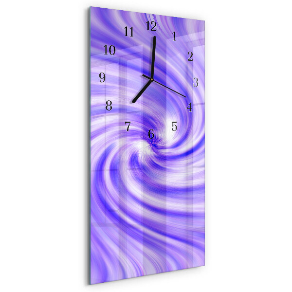 Verticale orologio con stampa Vortice