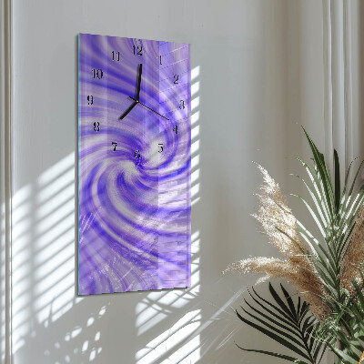 Verticale orologio con stampa Vortice