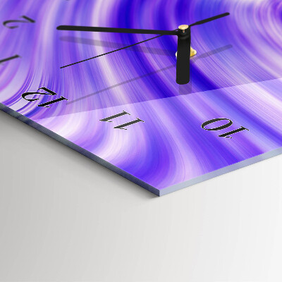 Verticale orologio con stampa Vortice