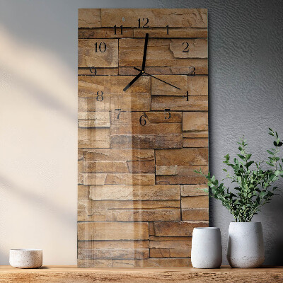 Orologio verticale in vetro Clinker