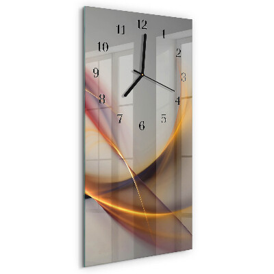 Verticale orologio da parete Astrazione